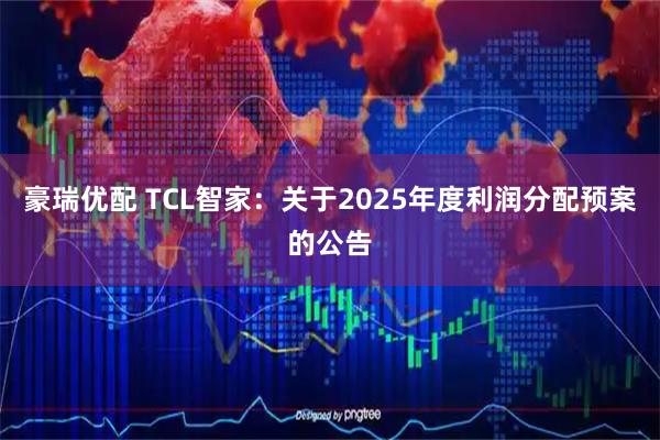 豪瑞优配 TCL智家：关于2025年度利润分配预案的公告
