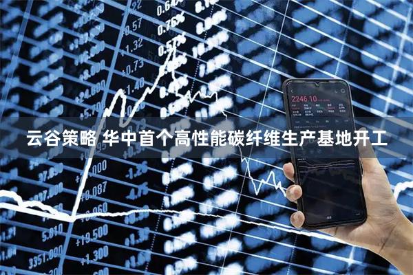 云谷策略 华中首个高性能碳纤维生产基地开工