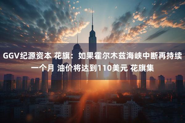 GGV纪源资本 花旗:如果霍尔木兹海峡中断再持续一个月 油价将达到110美元 花旗集