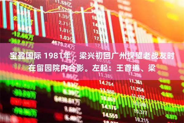宝盈国际 1981年，梁兴初回广州探望老战友时在留园院内合影。左起：王首道、梁